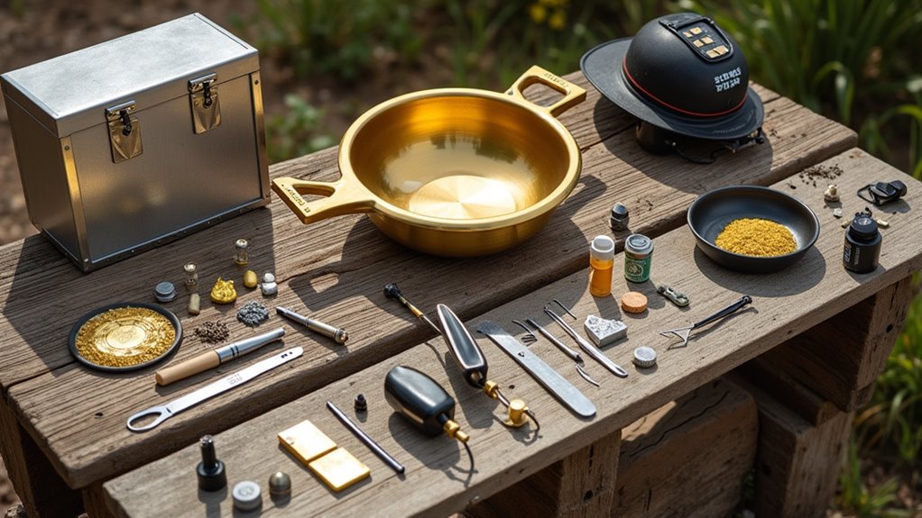 recreational gold panning equipment